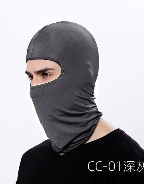 Load image into Gallery viewer, Balaclava Motorcycle Face Mask Moto Helmet Bandana Hood Ski Neck Full Face Mask Windproof Dustproof Face Shield Men'S Biker Mask
