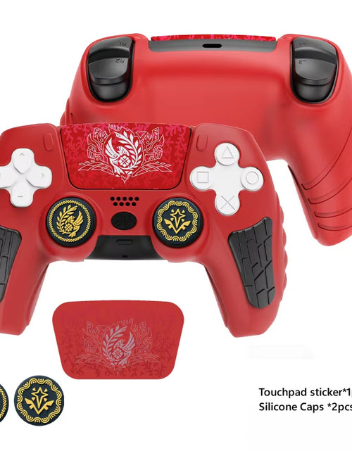 Load image into Gallery viewer, For PS5 Controller Cover Case Anti-Slip Silicone Cover Skin Compatible with PS5 Controller with Thumb Grip Cap Sticker
